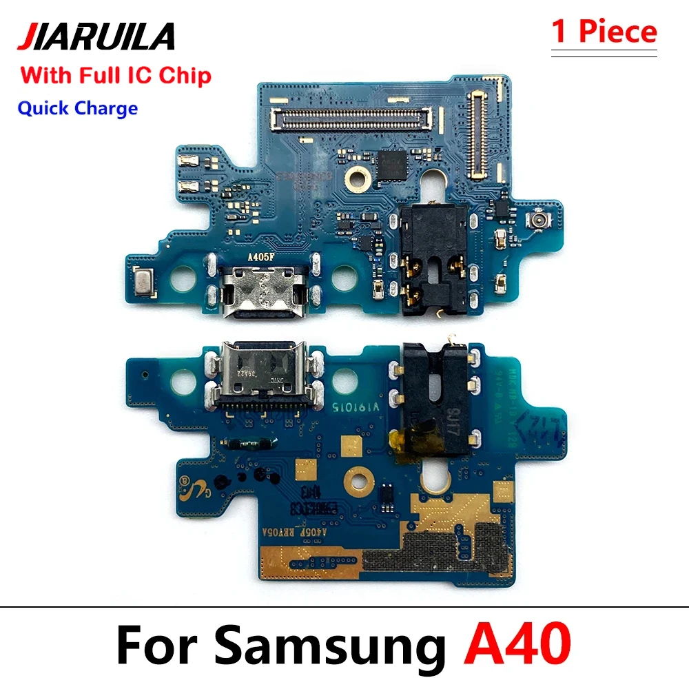 NEW For Samsung A10 A20 A30 A40 A50 A70 A80 A90 5G USB Charger Charging Port Dock Plug Connector Microphone Board Flex Cables