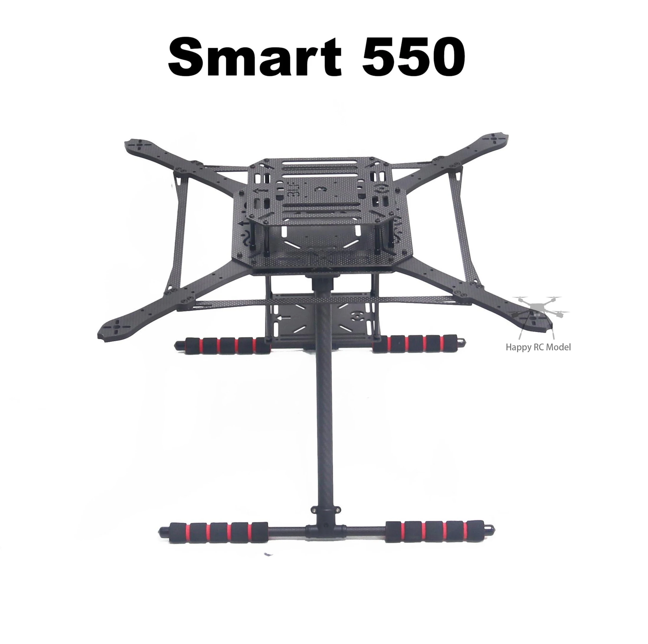 ZD550 550mm cadre de Drone en fibre de carbone Happy Quad APM Pixhawk Ardupilot Quadrotor support Multicopter multi-rotor avec train d'atterrissage