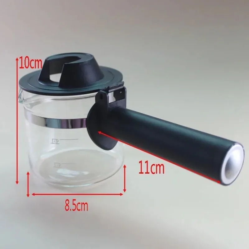 Applicable To Italian Steam Pressure Coffee Machine Glass, Coffee Pot, High Temperature Glass, Type