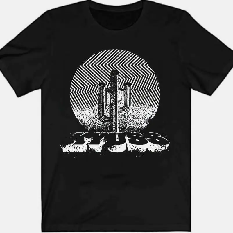 KYUSS Cactus T Shirt All Size Black Short Sleeve Gift For Father Day