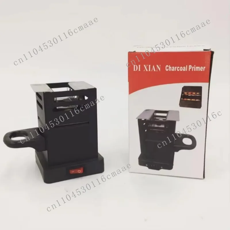 

Hookah Accessories Black Square Metal Hookah Hookah Electronic Charcoal Furnace Heater