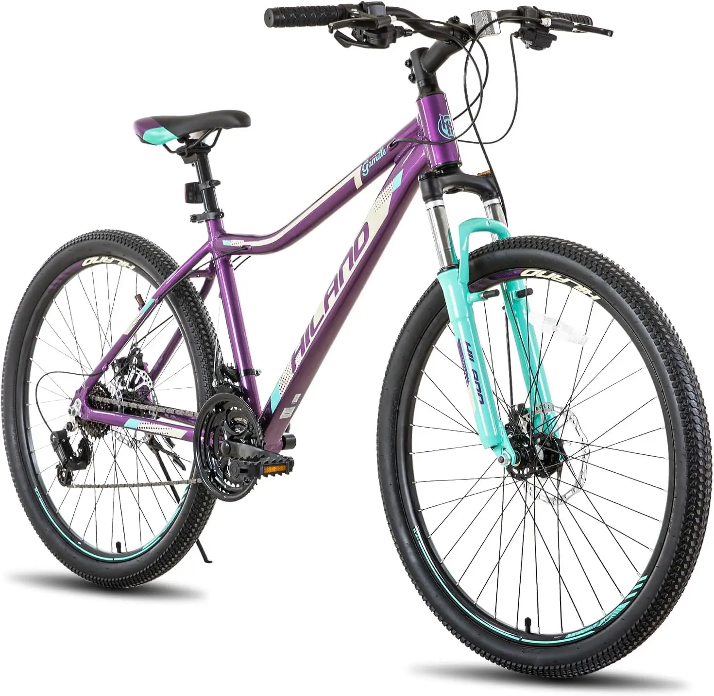 20 26 Inch Mountain Bike for Women Girl, 7/21 Speed with Lock-Out Suspension Fork, Aluminum Frame MTB, Adult Ladies Womens Bike