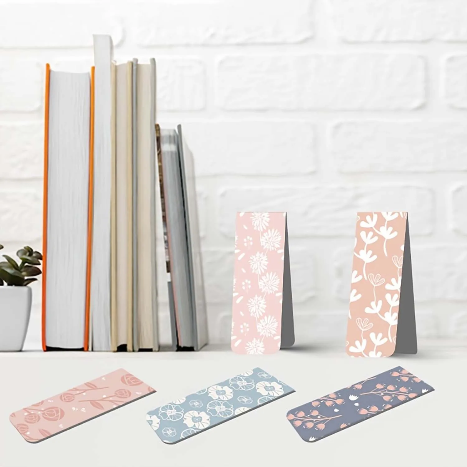 12 szt. Kwiatowe zakładki magnetyczne do planowania kwiatów Magnetyczna zakładka Różne magnesy do książek Klip do znakowania stron