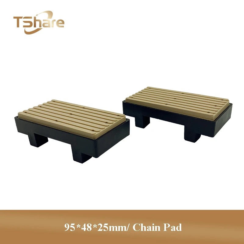 10 قطعة CCE017- 95*48*25 مللي متر سلسلة الناقل الوسادة لآلة CEHISA حافة النطاقات