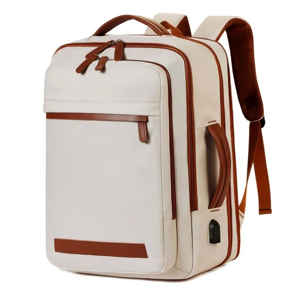 

Large Capacity Laptop Backpack Anti-splash Water Wear-resistant Expandable Luggage Backpack Ergonomic Strap Durable Zipper