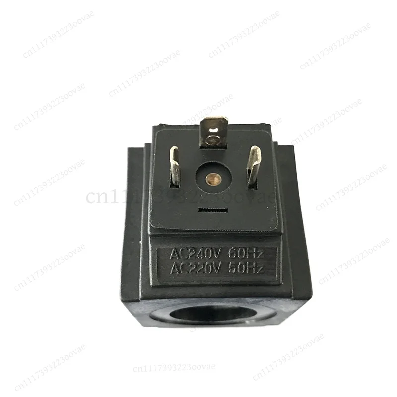 Round Type Hydraulic Solenoid Valve Coil 220V Inner Hole 20mm Height 53mm Hydraulic Equipment Spare Parts