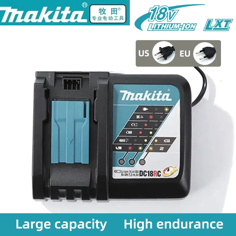 Upgrade original genuine Makita 18V charger with rechargeable battery, Makita BL1830 BL1830B BL1840 BL1850 BL1850B fast charging