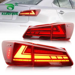 Pair Of Car Tail Light Assembly For LEXUS IS250 IS300 IS350 ISF 2006-2012 LED Brake Signal light Car led Tail light Tuning Parts
