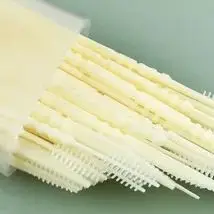 60Pcs Double Headed Dental Toothpick Super Toughness Teeth Silicone Head Floss Pick Tool Oral Care Total Cleaning Tools