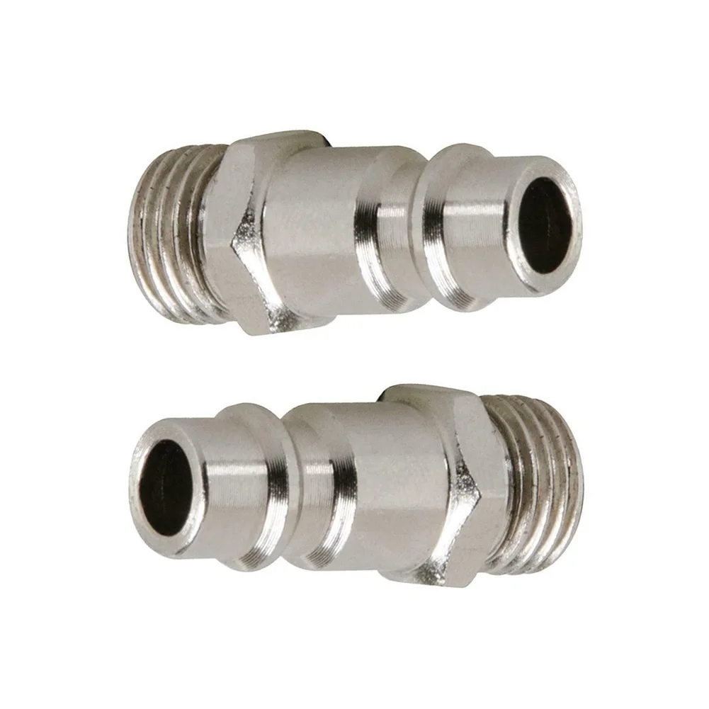 5PCS Quick Release Euro Compressed Air Line Coupler Connector Fitting 1/4in BSP Male Workshop Equipment Power Air Compressor