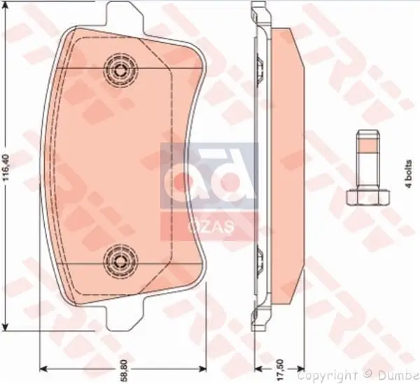 

Store code: GDB1765 for brake BALATA rear 08 A4-A5-Q5 1.8tfsi-2.0tdi