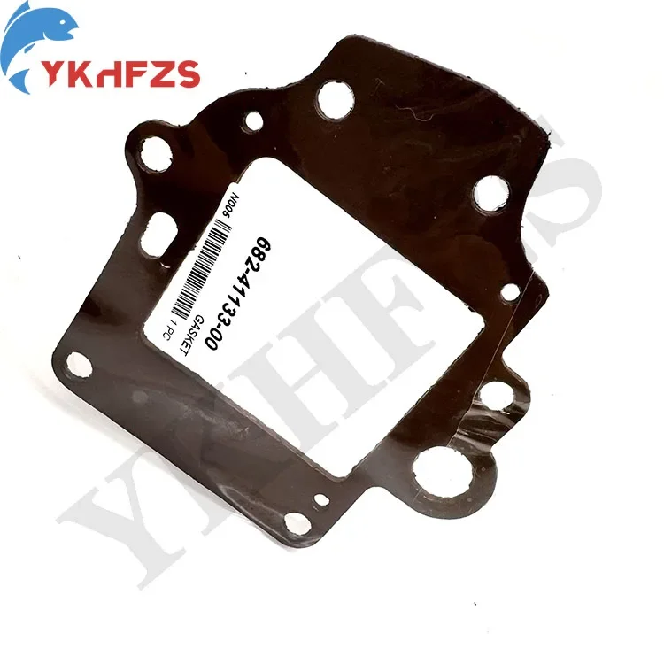 

682-41133 Прокладка, выпускной коллектор 1 для подвесного мотора Yamaha, 2-тактный, 9,9 л.с., 15 л.с. 682-41133-00 682-41133-00-00, лодочный двигатель