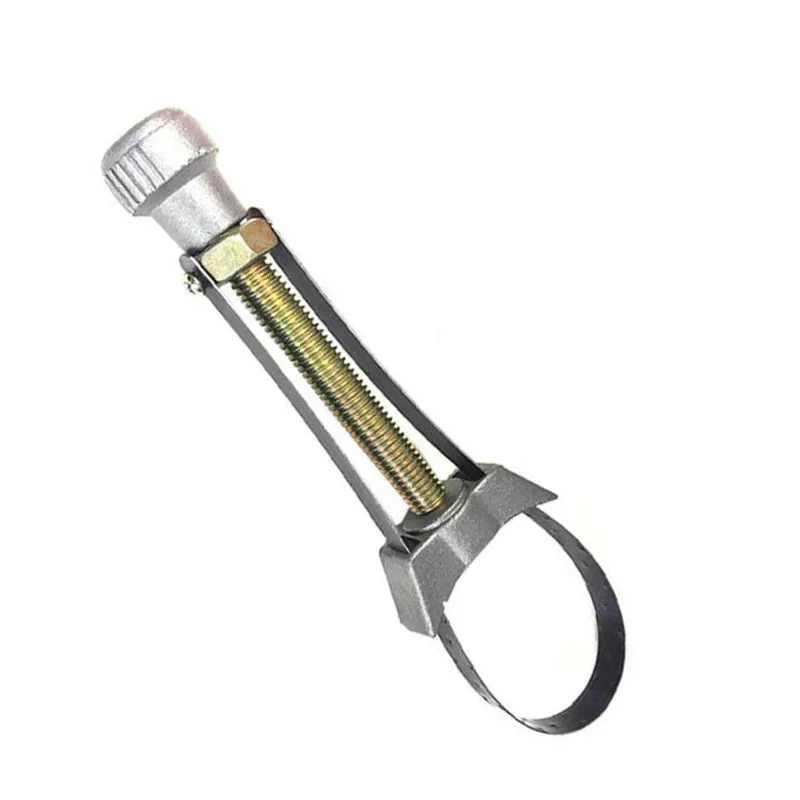 EAFC Car Oil Filter Removal Too Hand Tools Adjustable Automobile 60mm to120mm Diameter Steel Strap Wrench Spark Plug Repair Tool