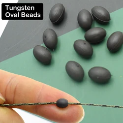 10pcs Carp Fishing Accessories Tungsten Space Beads For Lead Core Lead Free Leader Fishing Hook Line Terminal Tackle Equipment