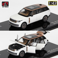 LCD CLD diecast model full-open design 1:43 Static decorative item collection of Land Rover Range Rover car model