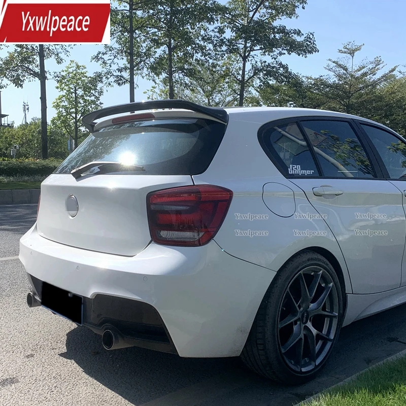 

For BMW 1 Series F20 Roof Spoiler 2012 - 2018 116i 120i 118i M135i F20 F21 AC Style Carbon Fiber Rear Trunk Wing