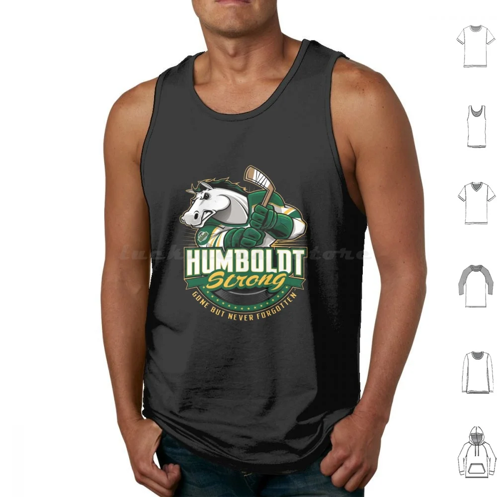 Humboldt Broncos A Humboldt Broncos A Humboldt Broncos Tank Tops Print Cotton