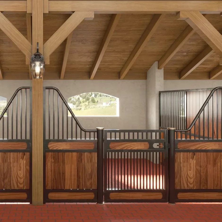 Bamboo wood front doo bulkhead back panel, high quality horse can't be kicked  3 years warranty horse stable