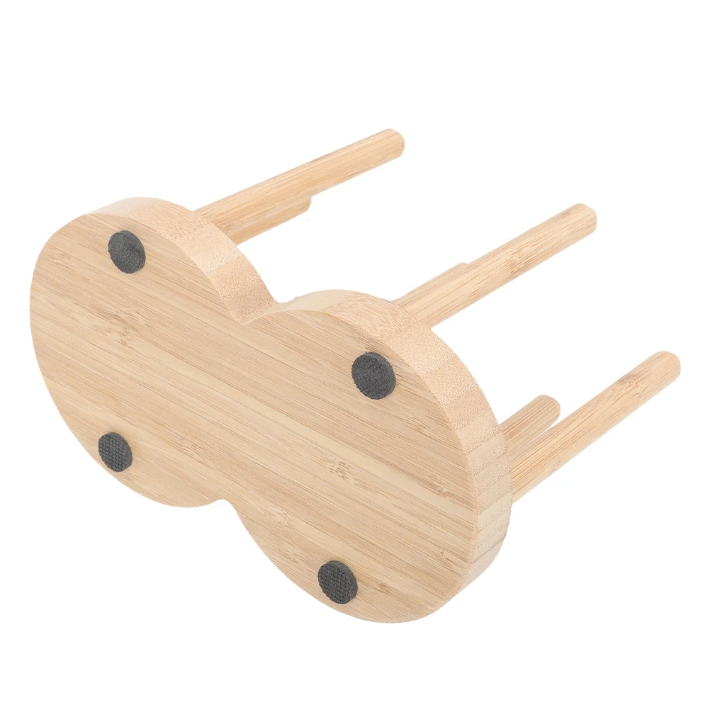 

Wooden Cup Storage Rack Outdoor Picnic Paper Cup Holder Organizer Compact Portable Tumbler Lid Holder for Party Camping Bbq