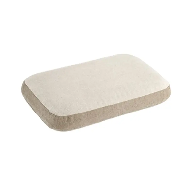 A74E-Camping Memory Foam Comfort Pillow Outdoor Ultralight Travel Storage Pillow Memory Foam Pillow Khaki