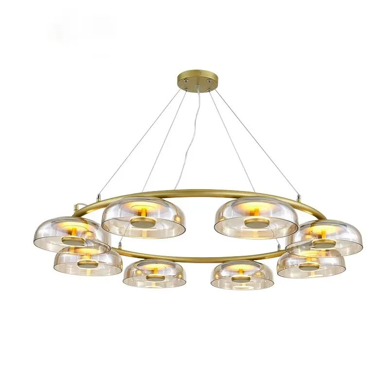 

Nordic Modern Minimalist Creative Living Room Chandelier Art Bedside Bedroom Sofa Designer Glass Chandelier