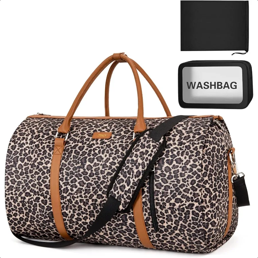 

Garment Bag for Travel Convertible Carry On Garment Bag Large Travel Duffel Bags for Women 2 in 1 Hanging Suitcase Suit Travel
