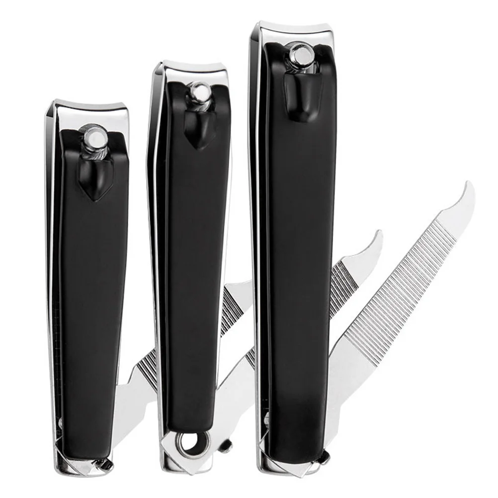 

Nail Clipper Set Stainless Steel Toenail Fingernail Cutters Pedicure Tools Nail File Cutter Machine Thick Nails