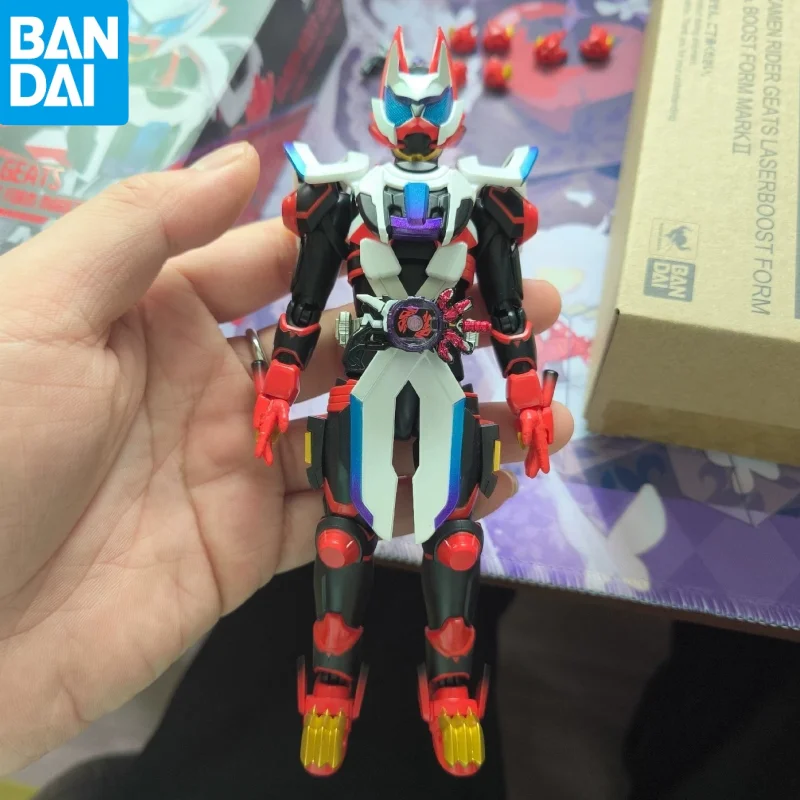 

In Stock Bandai S.H.Figuarts Kamen Rider Geats Laserboost Form & Boost Form Mark Ii 16cm Original Action Figure Model Toy Gift