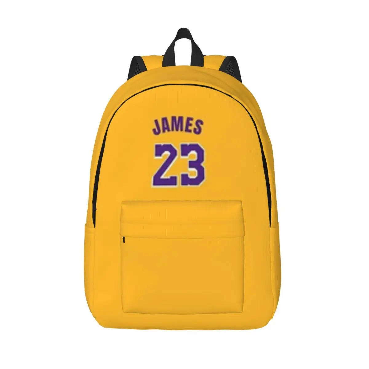 

Lebron-James Lackers Jersey New Fashionable Pattern School Bag Print Lightweight Backpack 15.7in 17.7in