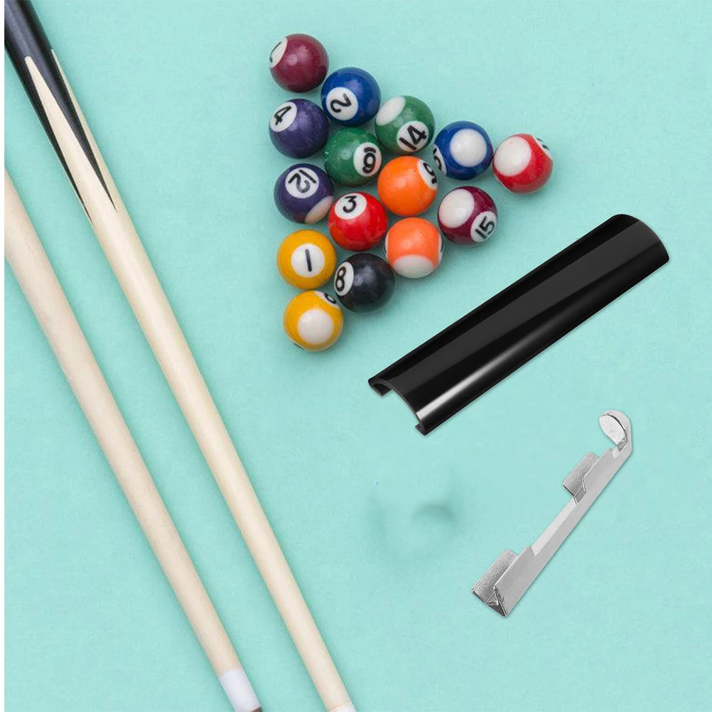 

Billiards Club Repair Kit Accessories Tool Pool Cues Tip Supplies Tips Replacement Metal for