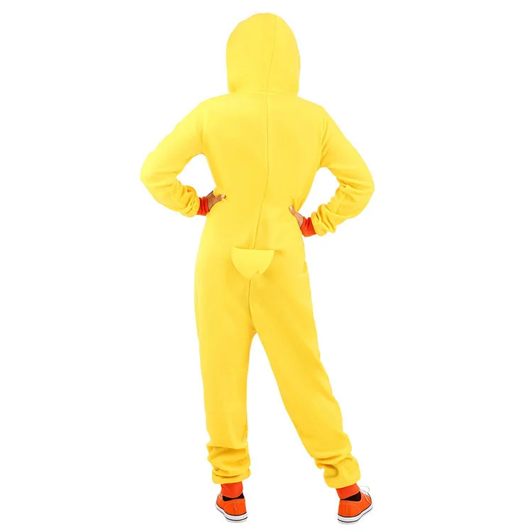 Neue Halloween kind Erwachsene Bühne Leistung jungen Mädchen gelb ente cosplay kostüm hohe qualität overalls schiff schnelle