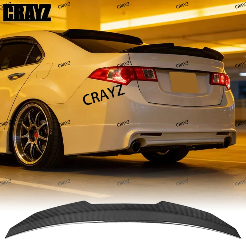 Alerón Trasero de Fibra de Carbono Estilo PSM de Alta Calidad para Honda Spirior/Acura TSX 2009 2010 2011 2012 2013