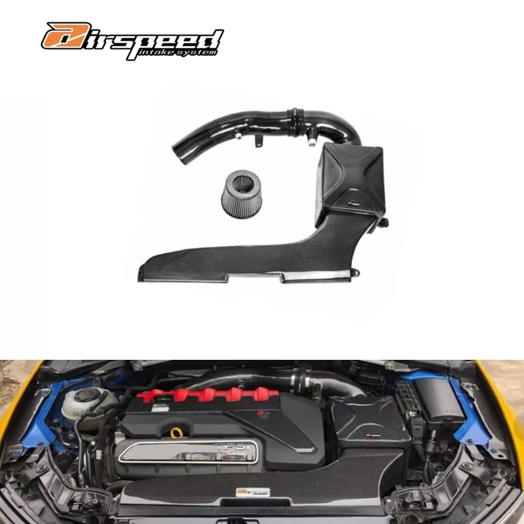 

Dry Carbon Fiber 3K Twill Carbon Weave Glossy Finish Car Engine System Air Intake Pipe Intake System Kits for AUDI RS3 TTRS 2.5T