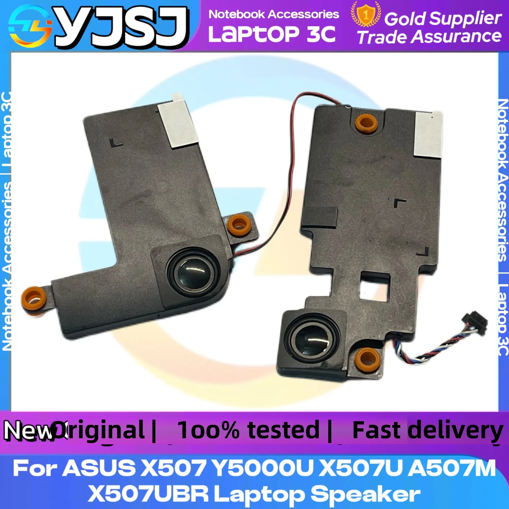 

New original laptop speaker for ASUS X507 Y5000U X507U A507M X507UBR Laptop Built in Speaker Left and Right Set