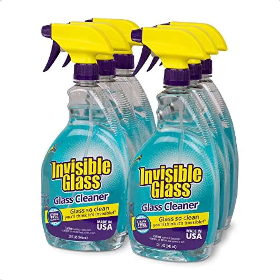 921946PK Premium Glass and Window Cleaner for Auto and Home Cleans Glass Windows Glass Cooktops Patio Doors and More StreakFree