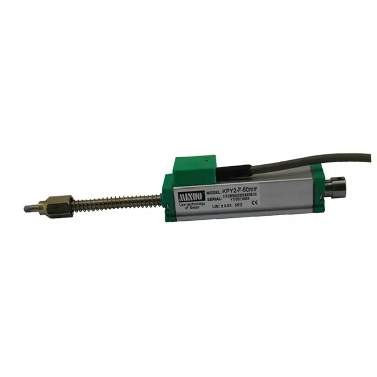 KPY2-F-100mm control rod spring return potentiometer linear displacement sensor