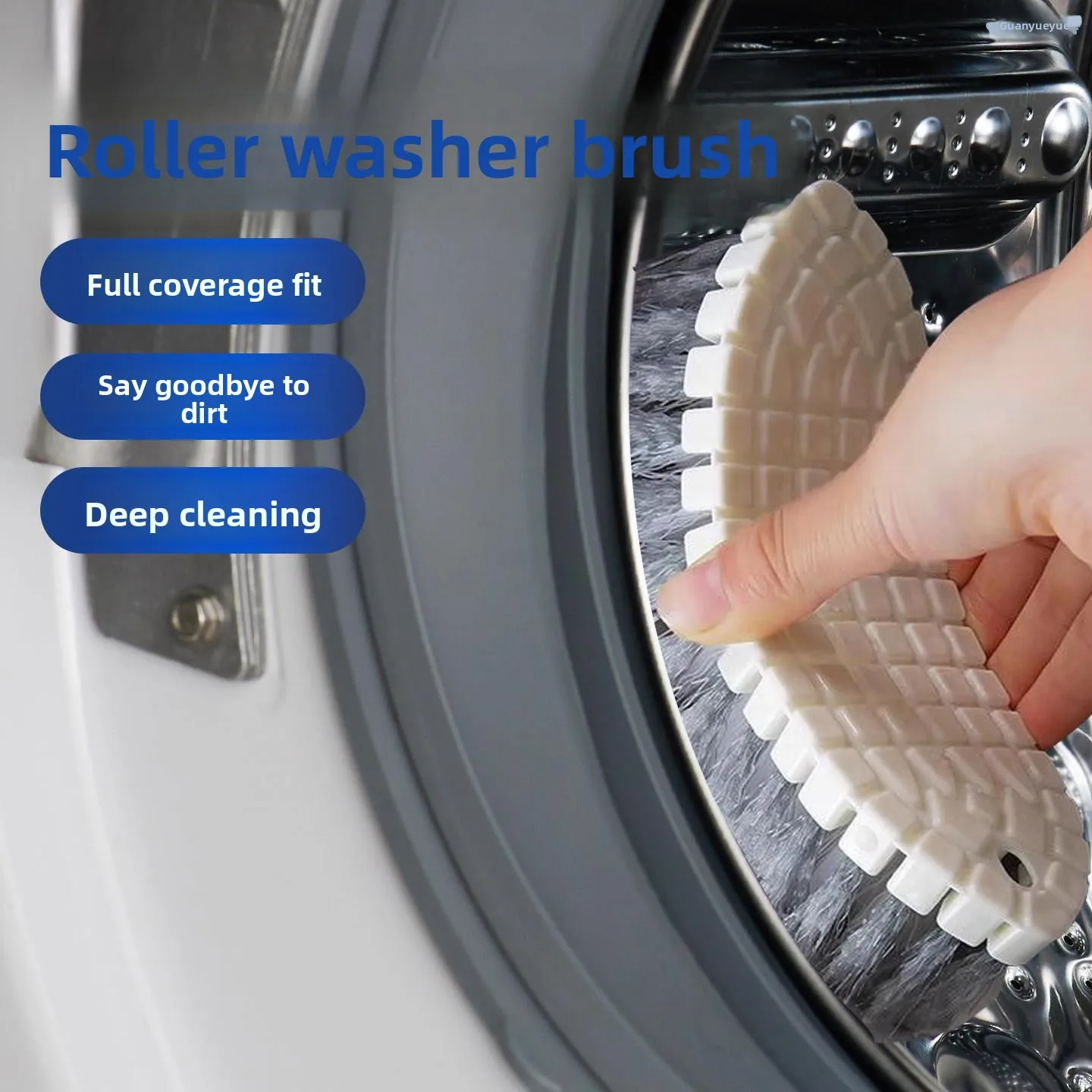 

Automatic Washing Machine Roller Brush No Need to Disassemble Easy to Clean Multi-Function No Dead Corner Brush