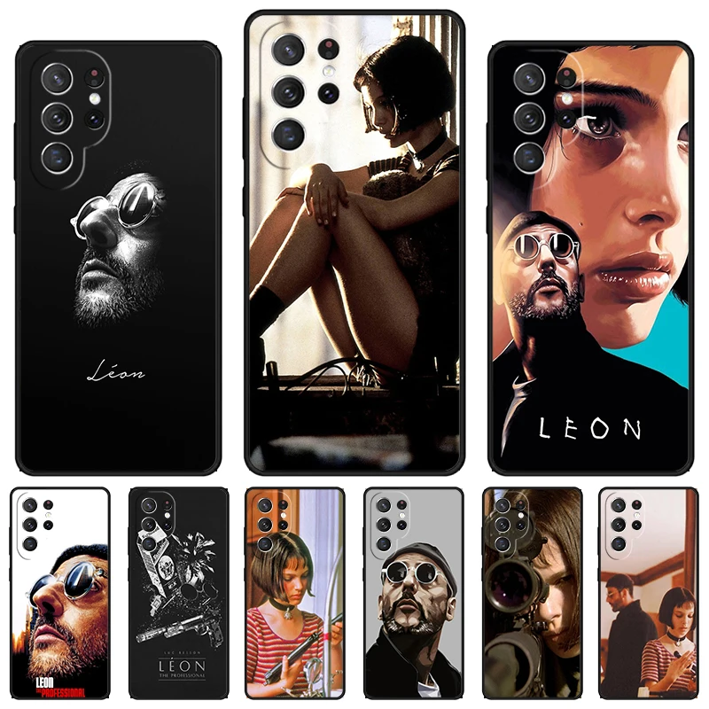 Killer Leon Famous Movie phone case For Samsung Galaxy S24 S23 S22 Ultra Note 10 20 Plus S8 S9 S10 S20 S21 FE Cover