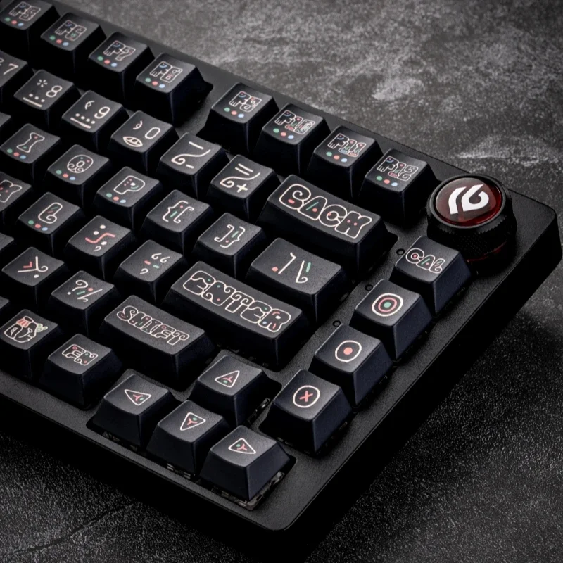 

Maya civilization theme 130 keys PBT material Cherry Profile keycaps compatible with MX mechanical keyboard 키캡