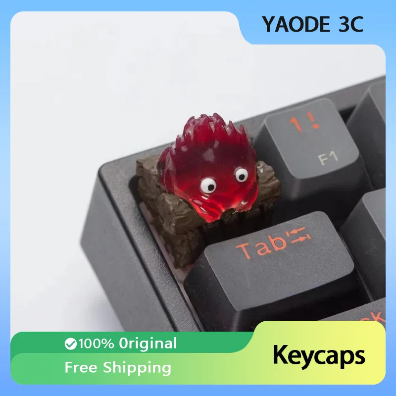 

Cute Transparent Keycap Individuality Anime Mechanical Key Cap Cartoon Keycap for Keyboard Customized Gamer Accessory Gift