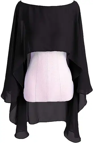 Chiffon Cape Bolero Women Femme Mariage Chalas Mujer Evening Wedding Bridal Jacket Wraps Accessories Peleryna Cloak Boda Shawl - Image 22