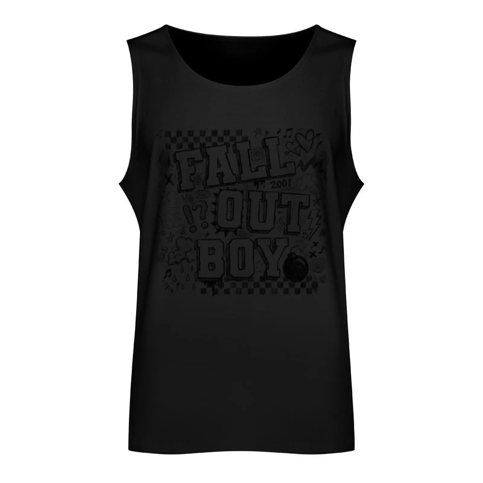 Notebook sketch Tank Top vests for men gym Men's t-shirts