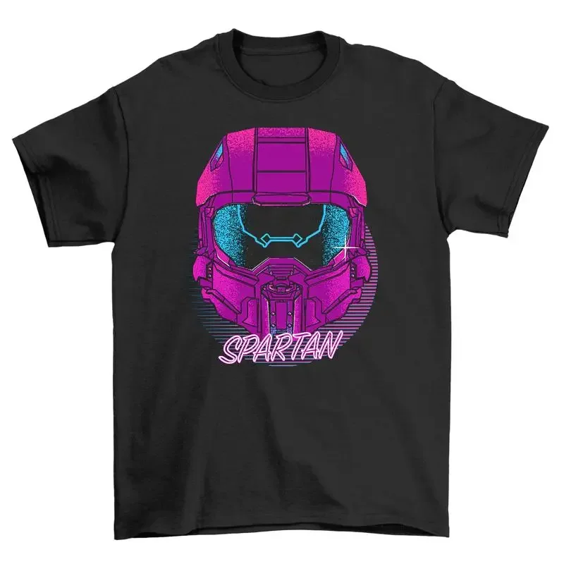 Neon Spartan T shirt Light Up the Battlefield Funny Design 10