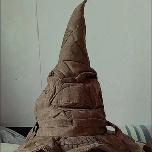 Topi Penyihir Film Mode Topi Sortir Pembuat Tembikar Alat Peraga Pesta Halloween Kulit Topi Rias Aksesori Kostum Cosplay Pria 10 koleksi bangsawan penjualan terbaik harry potter - №