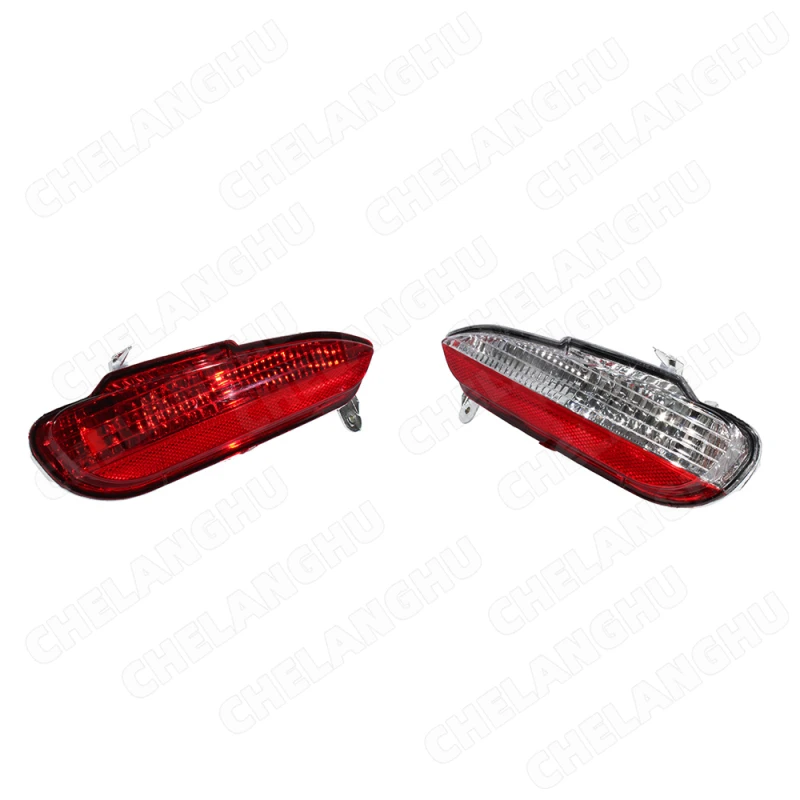 1Pair Rear Bumper Reflector Light Without Bulbs 51854698 51854694 For Fiat PUNTO EVO (199) 2009 2010 2011 2012