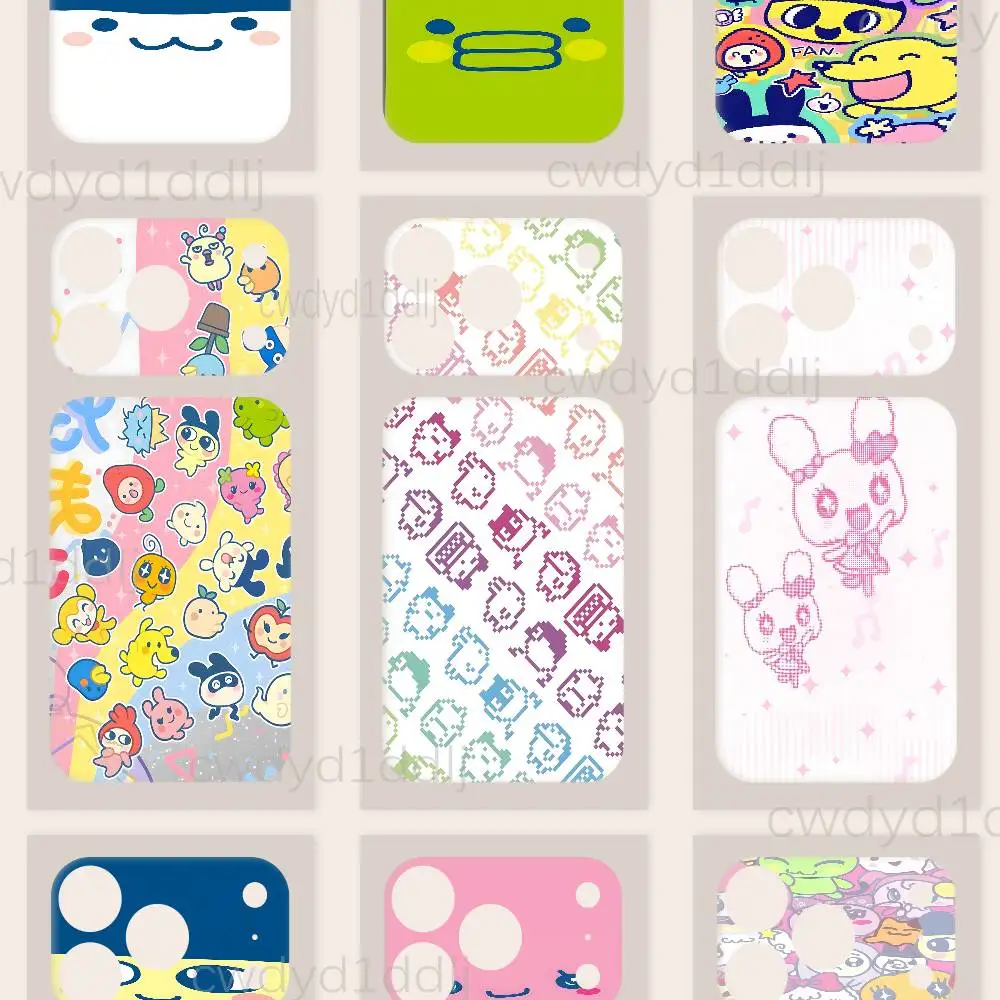 

T-Tamagotchi Cute Game Skin Sticker Wrap For iPhone 17 Pro Max Decal Protective Film for Back Frame Camera(Not Phone Case)