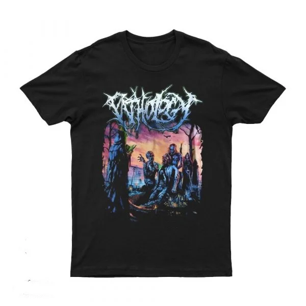 

2025 New PATHOLOGY - Reborn To Kill Print Unisex Street Fashion Trend Short Sleeved Pure Cotton Round Neck