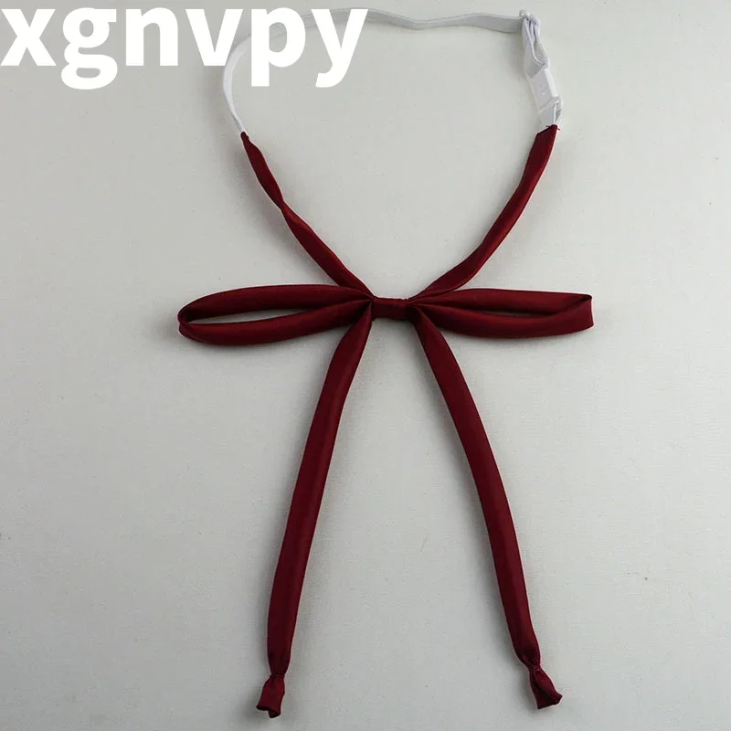 Xgnvpy-Gravata borboleta casual para mulheres, gravata borboleta unissex, colarinho uniforme, nó borboleta multicolorido, camisa de gravata adulta, desgaste do pescoço