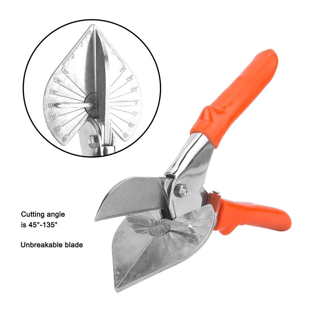 

Многоугольные ножницы под углом, 1 шт., регулируемые 45 ° -135 ° для ПВХ/пластика/оделки - прецизионные лезвия из углеродистой стали