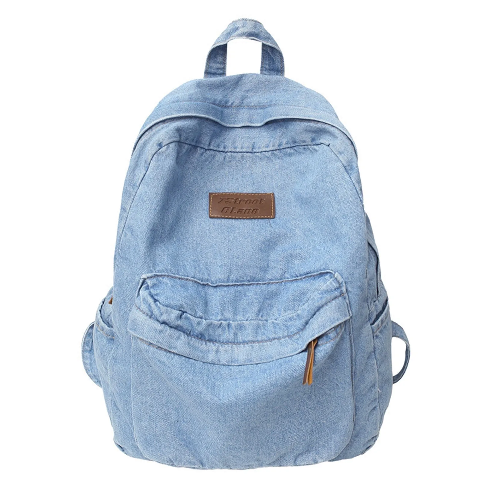 Gorący nowy Mochilas Femeninas Denim plecak dla dziewczynek, kobiet klasyczne Retro Bookbags tornister podróżny dżinsowy plecak na uczelnię